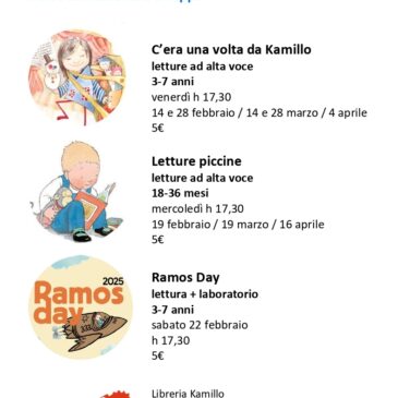 Calendario eventi per bambini (18-36 mesi, 3-7 anni)